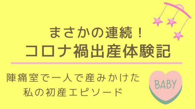 まさかの連続 コロナ禍出産体験記 陣痛室で一人で産みかけた私の初産エピソード 阿波むすめの子育てブログ In Tokyo